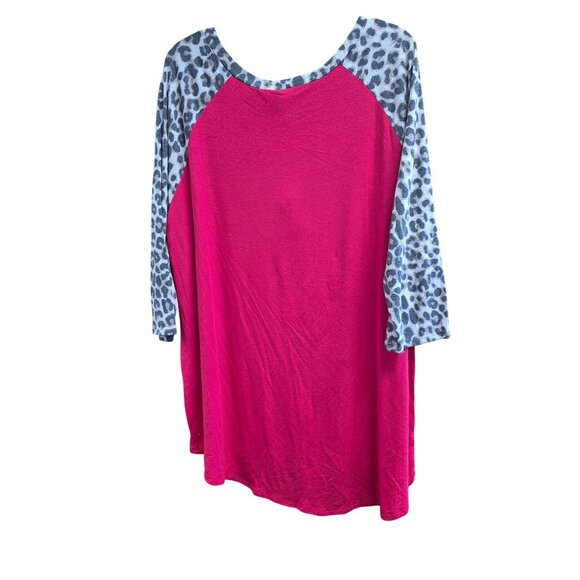 Now N Forever, Red Shirt, Animal Print Heart - Picture 5 of 5